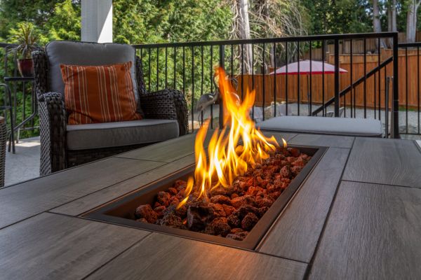 Gas Fire Pit Installation in Richardson