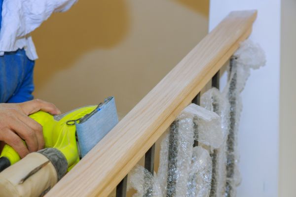 Handrail Sanding in Richardson